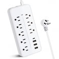 thumbnail image 4 of Multicontacto Brandtrendy  Salidas 8 AC 3USB y 1 USB Tipo C, mixima Seguridad y Rendimiento, 4 of 7