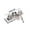 White, variant on Broom and Mop Holder, Heavy Duty Garden Tool Organizer Rack Rake and Shovel Handle, ABS＋PET Mop Hanger. Suction Cup Wall Mounted Utility Rack