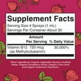 thumbnail image 4 of MaryRuth's Methyl Vitamin B12 Letter Vitamins Liquid Spray USDA Organic Strawberry Vegan Gluten-Free 1-Count 1 fl oz, 4 of 10