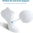 thumbnail image 6 of TELOLY Ankle Socks for Women, Running Athletic Low Cut Tab Sports No Show Socks, 6-Pairs, 6 of 7