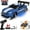 Blue, variant on AIGIA 1:24 Scale RC Drift Car 30KM/H 4WD 2.4GHz Remote Control Cars with LED Light High Speed RC Racing Cars Toy Gift