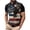 Blue #03, variant on Men's Short Sleeve 4th of July Print Henley T-Shirt – Patriotic Independence Day Graphic Tops Summer Casual Wear Short Sleeve Henley Mens