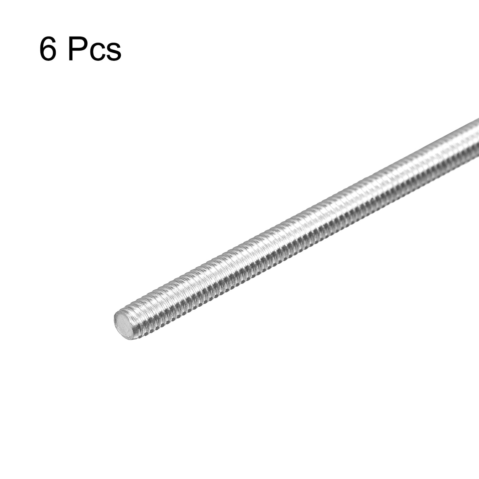 Fully Threaded Rod M4 x 350mm 0.7mm Pitch 304 Stainless Steel Right Hand 6pcs