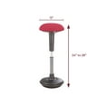 thumbnail image 2 of EFFYDESK BohdiStool - Best Ergonomic Office Stool Chair for Standing Desk (Red), 2 of 2