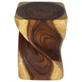 thumbnail image 4 of Haussmann ® Big Twist Wood Stool Table 14 in SQ x 20 in H Oak Oil - 14" x 14" x 20", 4 of 8