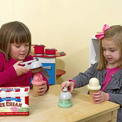 Melissa and doug ice cream cone clearance playset