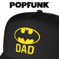 thumbnail image 4 of Batman Bat Dad Shield Logo Foam Snapback Trucker Hat - Unisex for Men and Women, 4 of 5