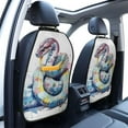 thumbnail image 2 of Goofa Watercolor Snake Pattern Car Back Seat Protector for Kids (2 Pack) ,Anti-kick Storage Mat for Car Seats,Shields from Footprints, 2 of 6