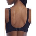 thumbnail image 3 of Women's Pour Moi 97007 Energy Rush Lightly Padded Underwire Sports Bra (Black/White 36DD), 3 of 3