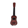 thumbnail image 2 of Ukelele infantil de 4 cuerdas, mini guitarra para niños, aprendizaje temprano, música clásica marron oscuro, 2 of 9