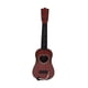 thumbnail image 2 of Ukelele de juguete para niños, mini guitarra de 4 cuerdas, instrumento musical de juguete marron oscuro, 2 of 9