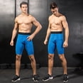 thumbnail image 3 of 2-Pack Men's Compression Shorts Fitness Cycling Quick-Drying Gym Exercise Running Sports Bra, 3 of 8