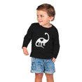 thumbnail image 3 of Tstars Boys Unisex Valentine's Day Shirts for Kids Love Dinosaur Love Heart Valentine's Day Outfit Cute Gift Idea for Boy Toddler Kids Long Sleeve T Shirt, 3 of 6