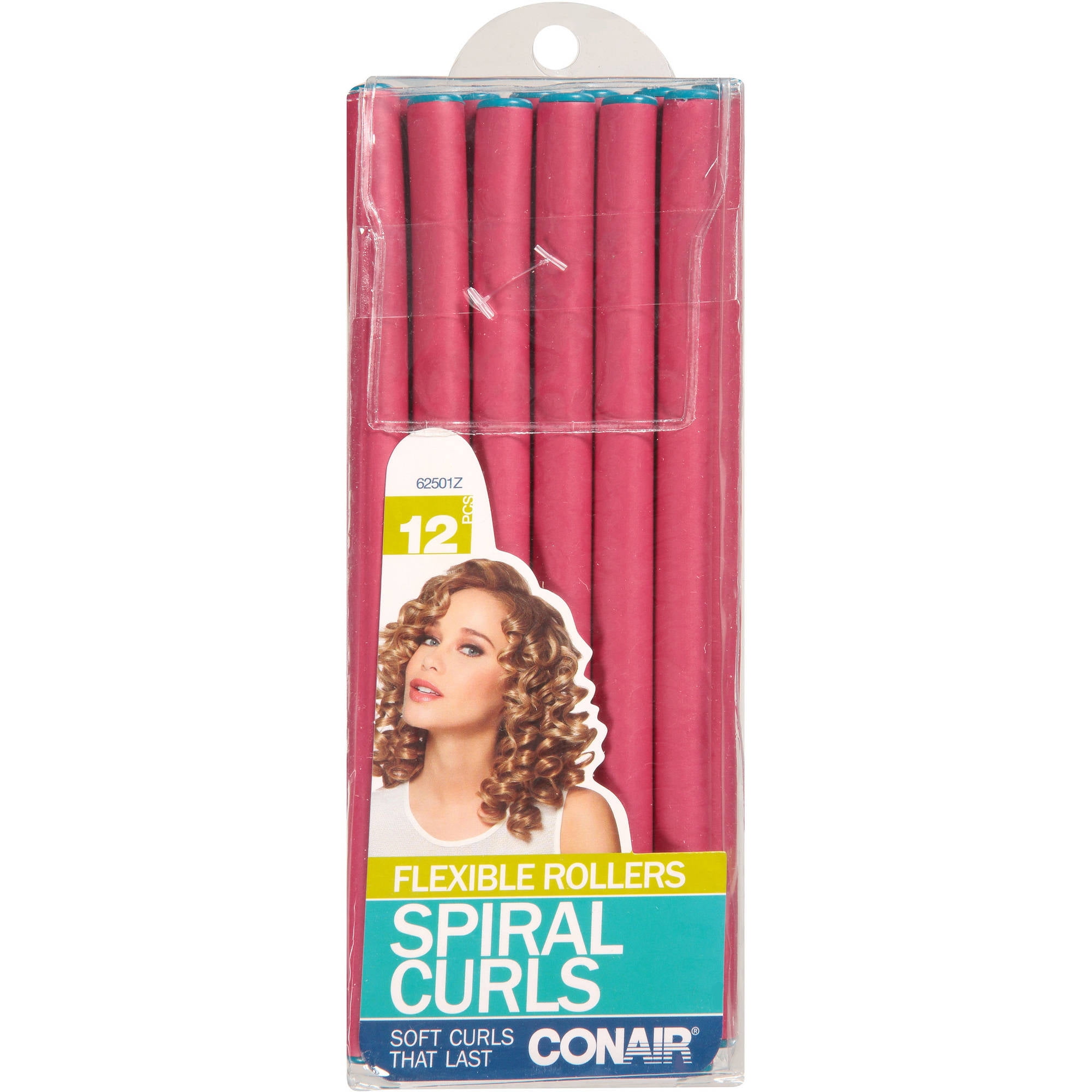 ergens Getand Dochter Conair Spiral Curls Flexible Rollers, 12 count - Walmart.com