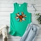 thumbnail image 2 of Gibobby Camiseta sin mangas de verano para mujer, camiseta sin mangas con gráfico de flores , camiseta informal para vacaciones(Verde,CH), 2 of 4