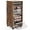 Brown, variant on Storage Drawer Cart, Mobile Storage Cabinet, Makeup Storage with 10 Large Clear Drawers, Utility Wooden Rolling Cart on Wheels, for Cosmetic, Art Craft, Office Supplies, Toy, Black