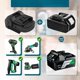thumbnail image 2 of Adaptador Convertidor para Batería de Litio Makita de 18 V Convertido en Hitachi para Herramientas Eléctricas de Batería de Iones de Litio Hikoki de 18 V Taladro MT18HK, 2 of 6
