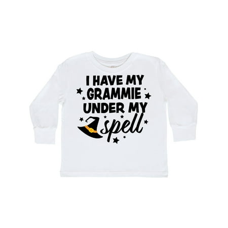 

Inktastic I Have My Grammie Under My Spell Gift Toddler Boy or Toddler Girl Long Sleeve T-Shirt