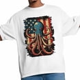 thumbnail image 4 of Camisetas para hombre, estilo retro con bandera estadounidense, de manga corta, informales, con gráficos para adolescentes, niños y hombres., 4 of 8