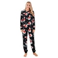 thumbnail image 5 of Michellecmm Family Matching Pajamas Christmas Casual Long Sleeve Jumpsuit Zip Hooded Romper Sleepwear, 5 of 7