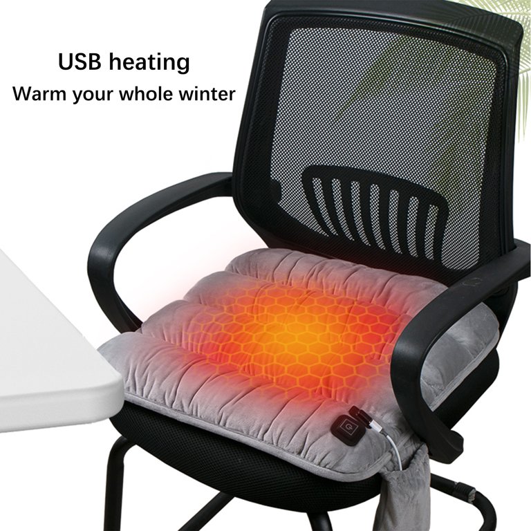 Asdomo Heated Seat Portable Cushion For Office Chair Car,Usb Heated Seat  Cover For Pain Relief,Winter 