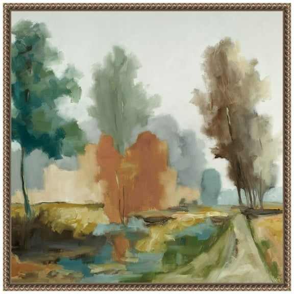 Amanti Art Off the Beaten Path Framed Canvas Wall Art Print