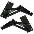 thumbnail image 3 of Lifting Spring Hinge Connector - Flap Bracket Cabinet Door Hinges for Folding Sofa, Furniture Storage, Black, 2 Pieces, 3 of 5