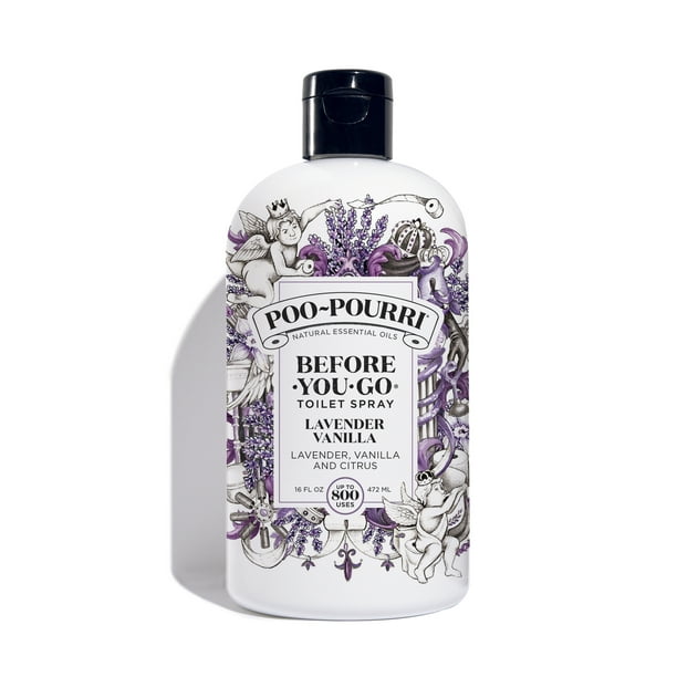 PooPourri, Lavender Vanilla, 16oz, BeforeYouGo Toilet Spray