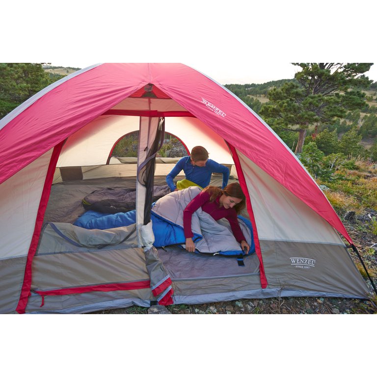 Wenzel Pine Ridge Red 5-Person Tent with Lite Reflect System