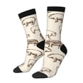 thumbnail image 1 of Fotbe Vintage Farm Pigs Calcetas Largas con Estampado para Hombre y Mujer – Calcetas de Compresión Transpirables y Elásticas, Viajar y Uso Diario Talla 5-11, 1 of 6
