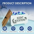 thumbnail image 6 of NUAHRHY 2pcs Wood Dryer Sheet Laundry Pods Holder with Lid Scent Booster Beads Container Organization Dispenser Storage Sets Rustic for Room Use White, 6 of 10