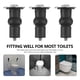thumbnail image 4 of GOOHOCHY Tornillos de fijación de la cubierta del inodoro de 6 unids Tornillos para el baño del asiento del asiento del baño del baño Tornillos de expansión, 4 of 7