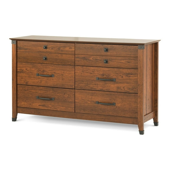 Childcraft Redmond Ready to Assemble Double Dresser, Coach Cherry