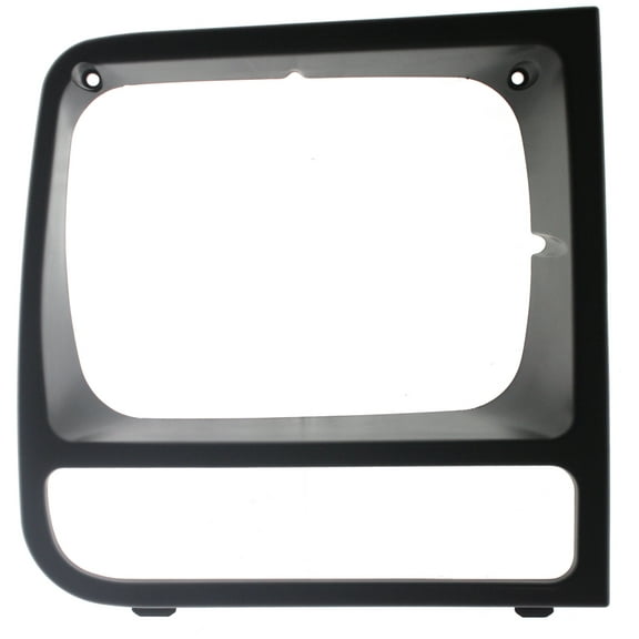 Replacement 19027 Headlight Door Compatible For 1997-2001 Jeep Cherokee Right Passenger Black