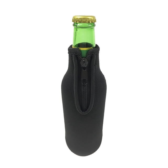 Juego de botellas de cerveza de neopreno de 330 ml con cremallera y juego de botellas de buceo de neopreno