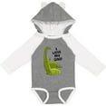 thumbnail image 3 of Inktastic I Love my Dad with Baby and Daddy Brontosauruses Boys or Girls Long Sleeve Baby Bodysuit, 3 of 5