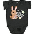 thumbnail image 3 of Inktastic My 1st Easter with Cute Brown Bunny and Easter Eggs Boys or Girls Baby Bodysuit, 3 of 5