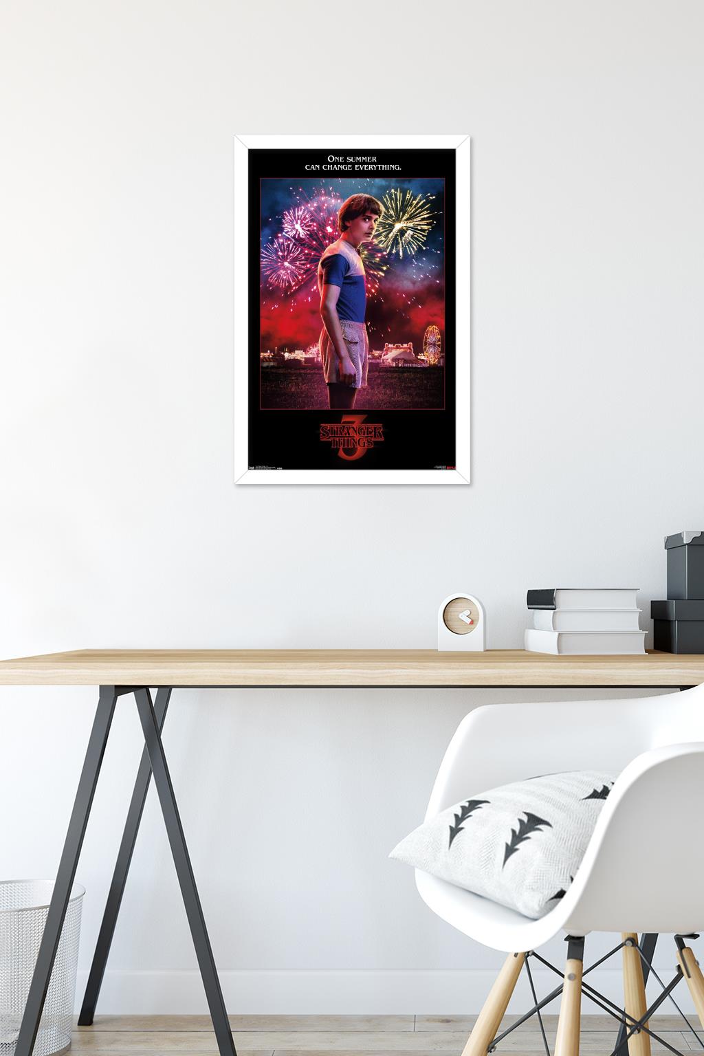 Netflix Stranger Things: Season 3 - Will Wall Poster, 14.725" x 22.375", Framed