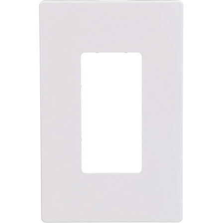 EATON PJS26W Arrow Hart Pjs26 Decorative Screw less Wall Plate, 1 Gang, 3.13 In L X .5 In W X 4.88 In H, White