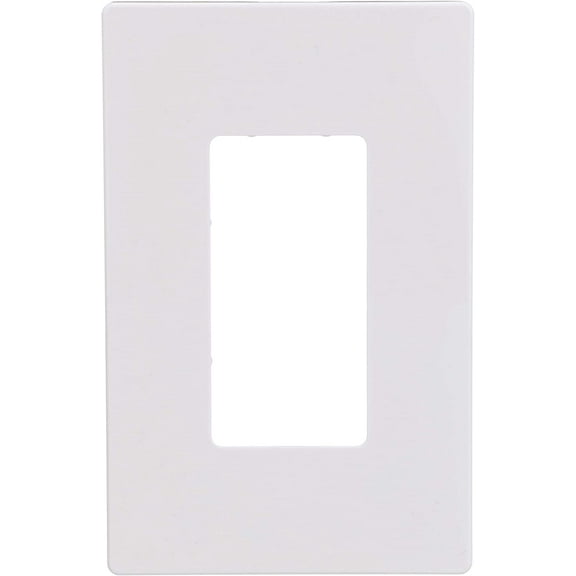 EATON PJS26W Arrow Hart Pjs26 Decorative Screw less Wall Plate, 1 Gang, 3.13 In L X .5 In W X 4.88 In H, White