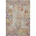 thumbnail image 3 of Nourison Global Vintage Distressed Farmhouse Ivory/Orange 5'3" x 7'6" Area Rug, (5' x 8'), 3 of 9