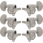 102CV Machine Tuners, 3x3, Milk Bottle Style, Chrome