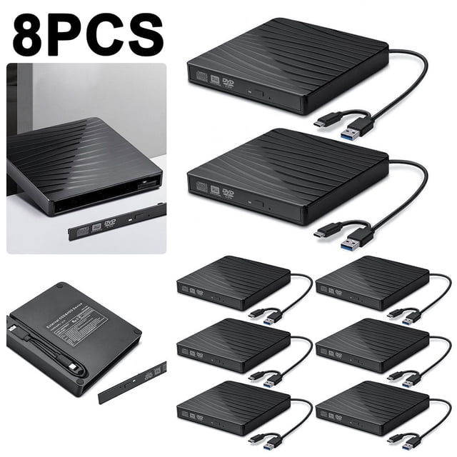 USB 3.0 Type-C DVD Caja unidades ópticas externas para computadora portátil