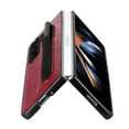 thumbnail image 3 of Allytech Galaxy Z Fold5 Case with S Pen Holder, Samsung Z Fold5 Cover, Premium PU Leather Retro Business Type Cover Anti-Scratch Drop Protection Phone Case for Samsung Galaxy Z Fold 5 - Red, 3 of 9