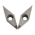 thumbnail image 3 of 2PCS VCMT1604/1103 PCD/CBN Tipped Turning Insert CNC Lathe Cutter, 3 of 10