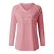 thumbnail image 4 of Blusa de manga larga con cuello en V informal para mujer a la moda, Tops de otoño Fridja  bvmnju4053, 4 of 5