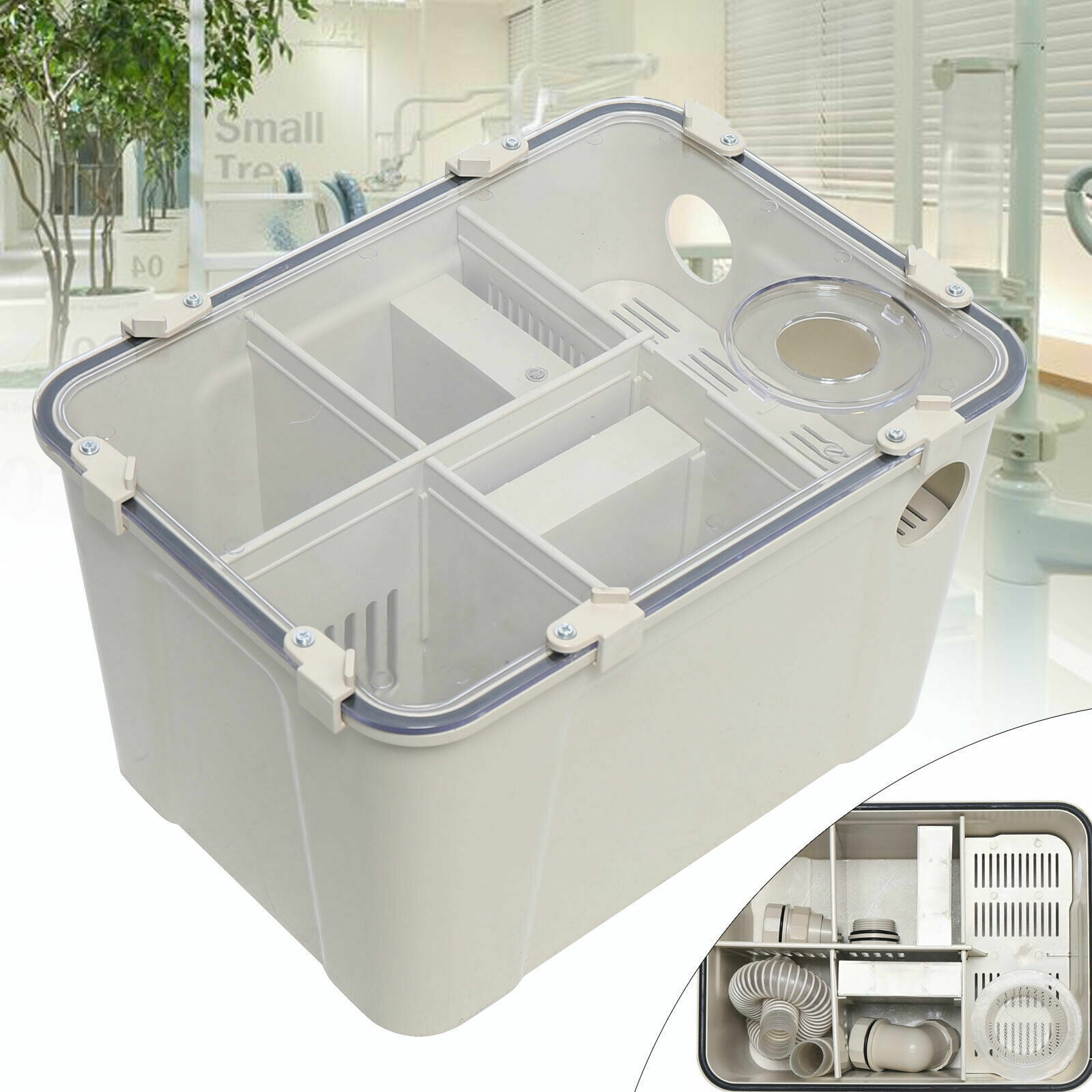 Durable Dental Lab Plaster Trap Filter in Standard Size for Gypsum Separation