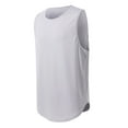 thumbnail image 4 of Afdoent Men's Tank Top Male Summer Breathable Thin Strap Solid Color Sports Loose Vest Casual Streetwear, 4 of 4