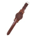 thumbnail image 2 of Correa de reloj de cuero Strade Fareast Limited para hombres y mujeres repuesto ajustable hebilla de metal premium Marrón 18mm, 2 of 8