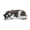 thumbnail image 2 of Encantador Animal relleno de felpa almohada grande para dormir 3D lindo muñeco de peluche realista divertido grande para niños regalo decoración del h Blanco negro, 2 of 8
